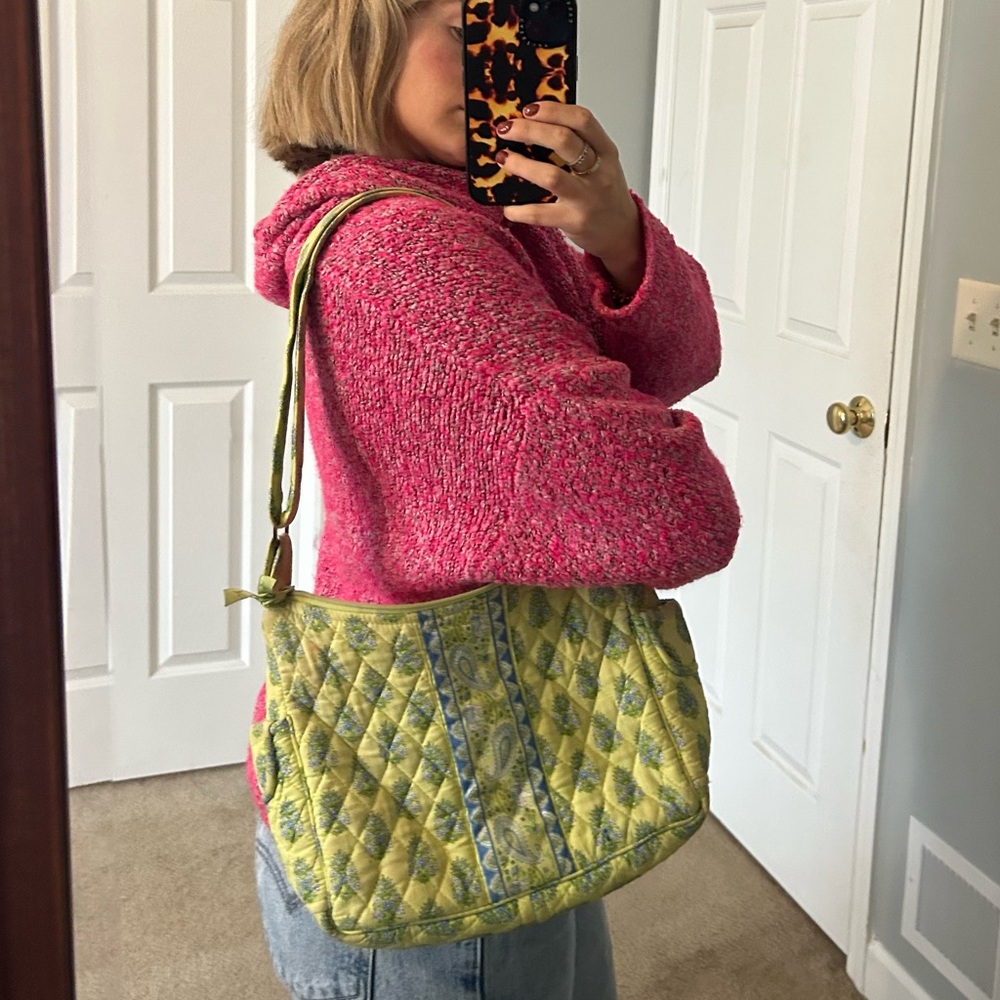 Vera Bradley Blue and Green Patterned Bag